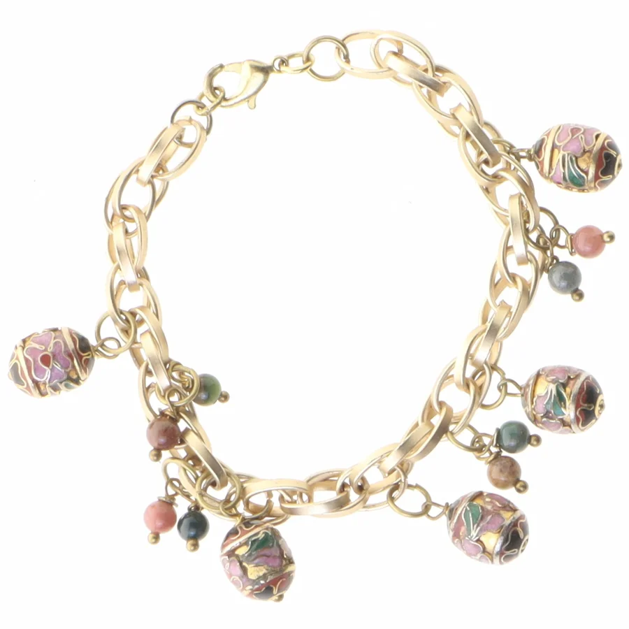 Armbånd med vedhæng (str. 18 cm)