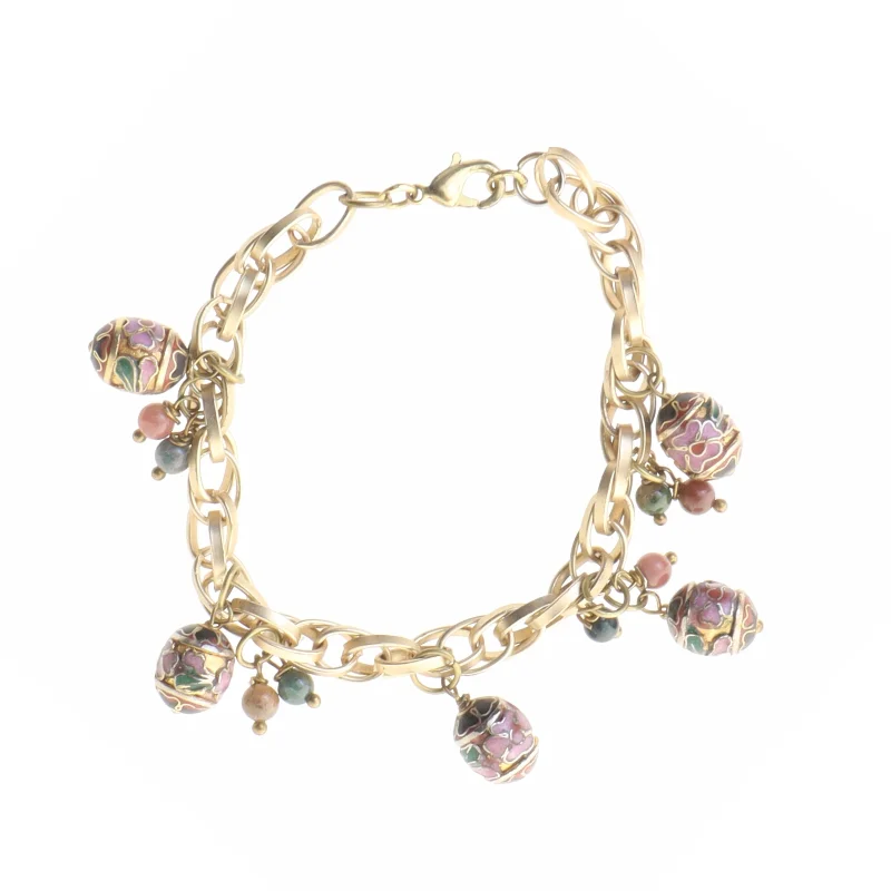 Armbånd med vedhæng (str. 18 cm)