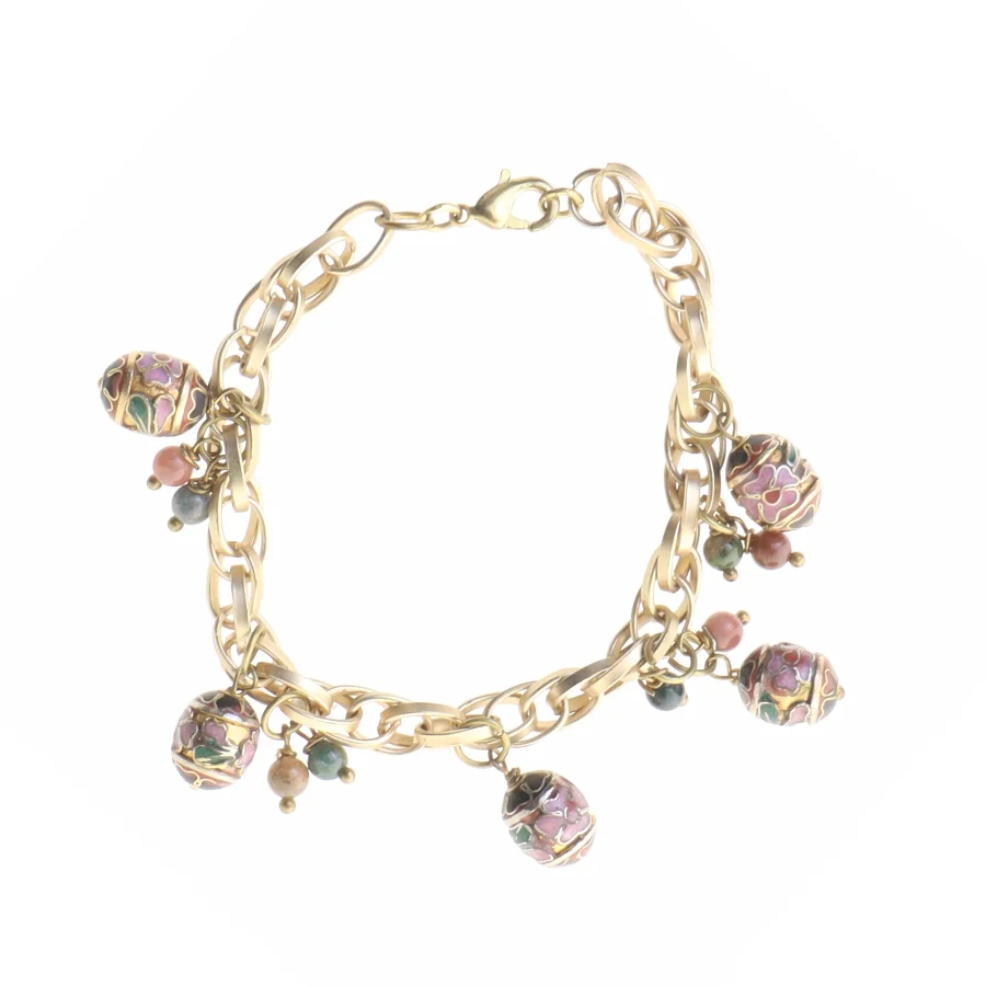 Armbånd med vedhæng (str. 18 cm)