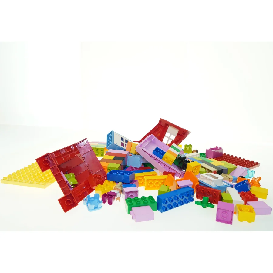 Blandet LEGO klodser fra Lego (str. 25,5x13 cm)