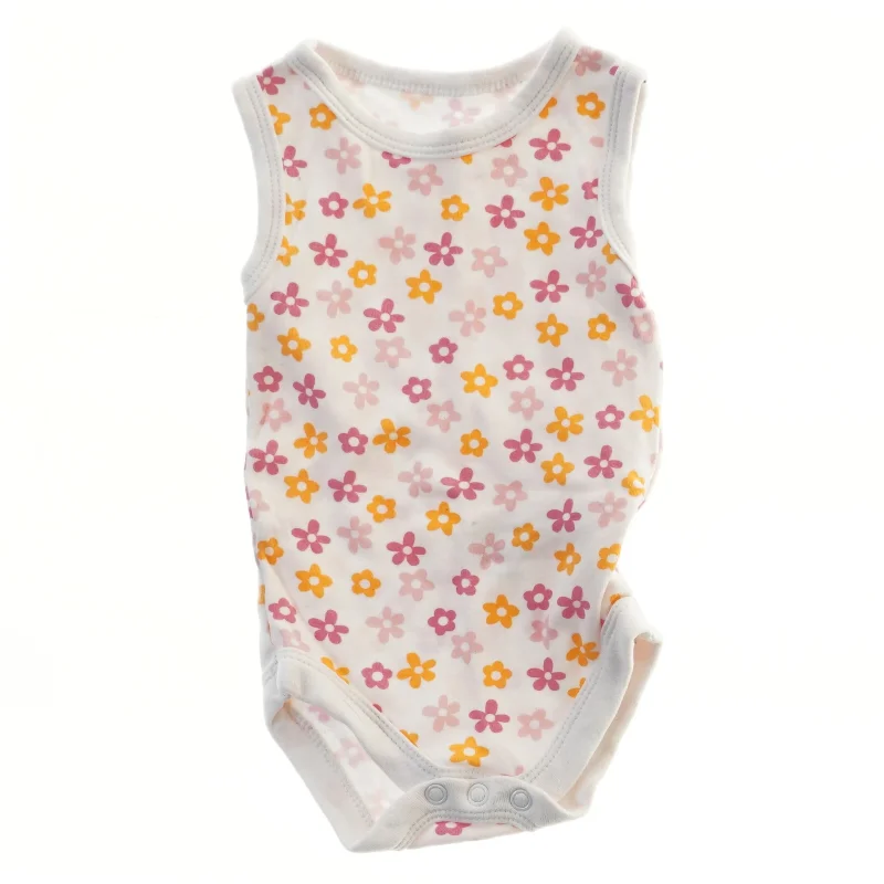 Ærmeløs bodystocking med blomsterprint (str. 68)