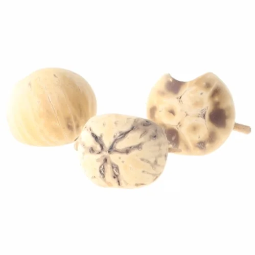 Vintage træøreringe (str. Ø 1,5 cm)