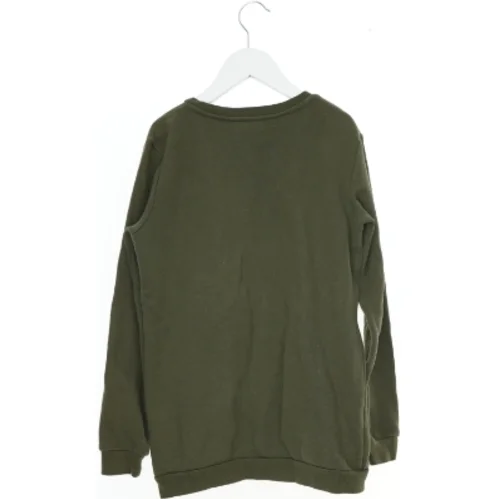 Grøn sweatshirt med palietter fra H&M (str. 146)