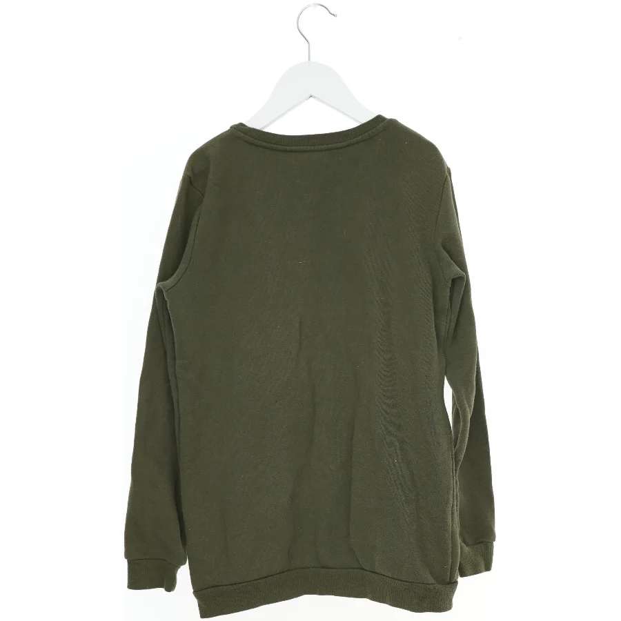 Grøn sweatshirt med palietter fra H&M (str. 146)