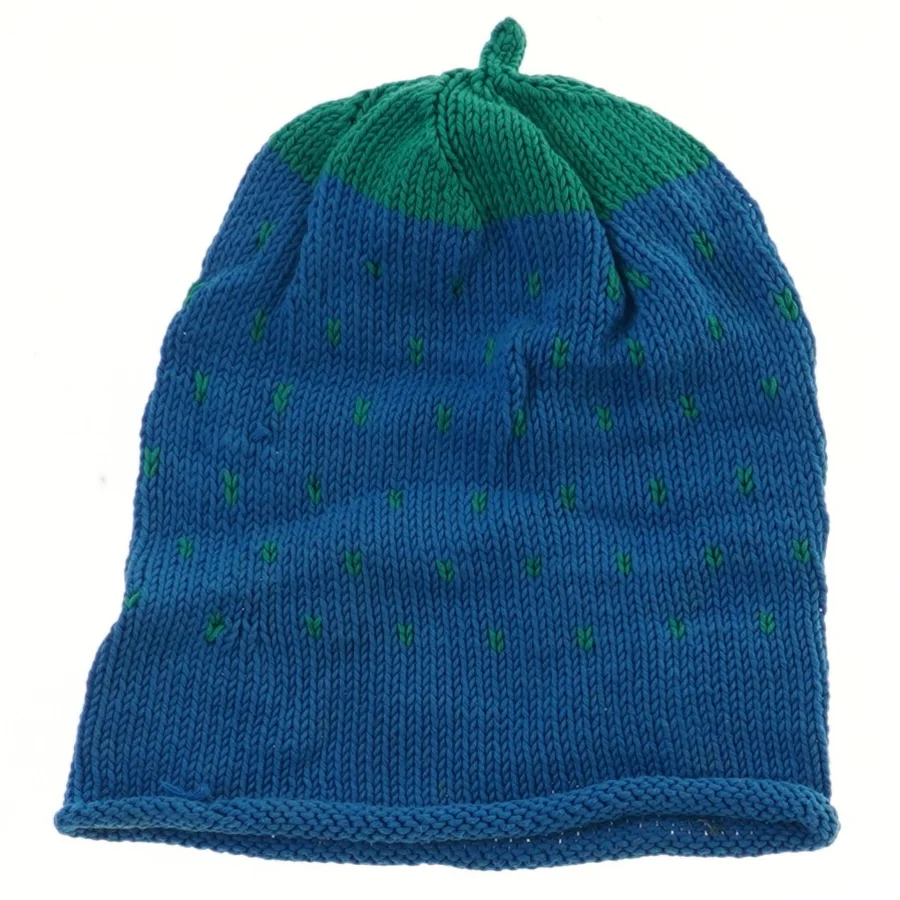 Strikket hue (str. 17x20 cm)