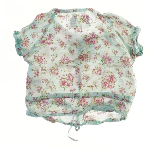 Blomstret kortærmet bluse fra H&M (str. 98)