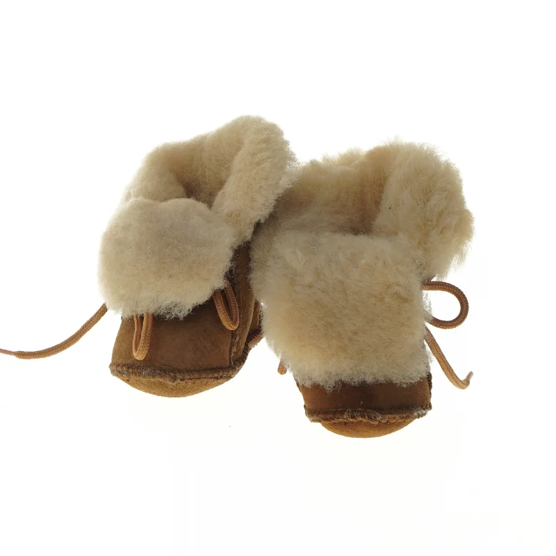 Varme skind baby booties (str. 17/18 )