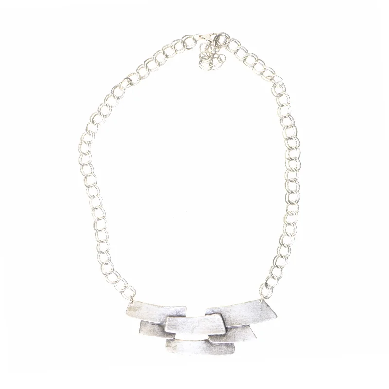 Sølv halskæde (str. 55 cm)