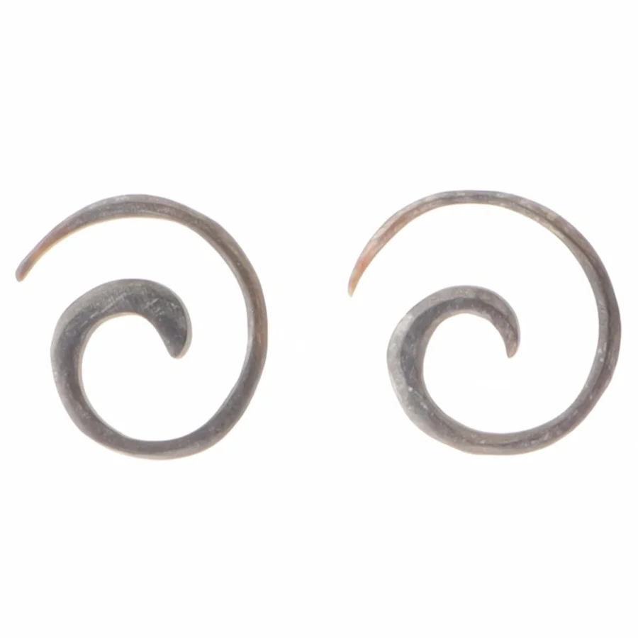Spiralformede øreringe (str. Ø 2 cm)