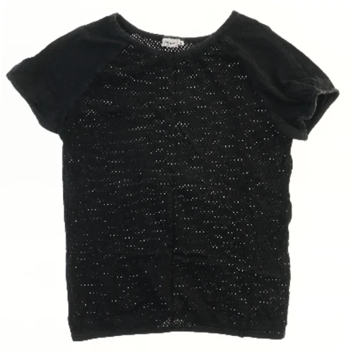 Sort t-shirt med korte ærmer fra InWear (str. M)