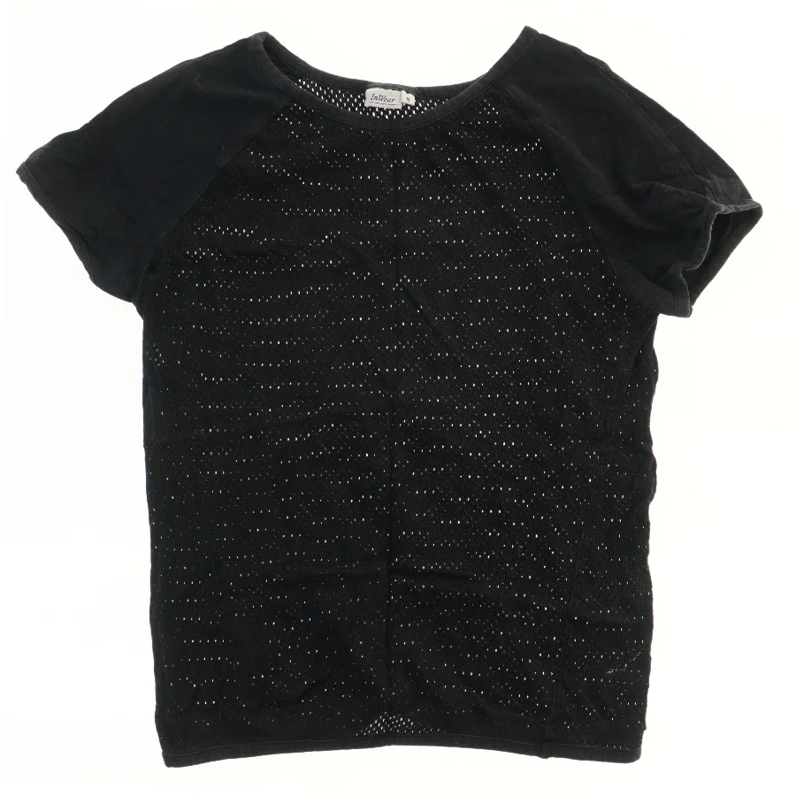 Sort t-shirt med korte ærmer fra InWear (str. M)