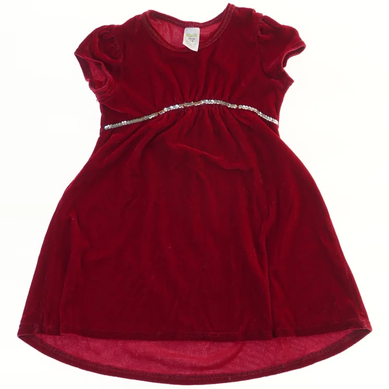 Rød fløjls kjole fra Friends (str. 98)