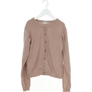 Lyserød cardigan med knaplukning fra Friends (str. 140)