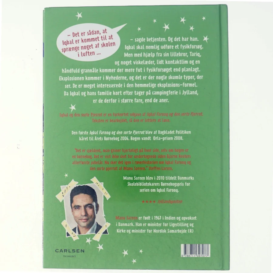 Iqbal og den sorte Pjerrot af Manu Sareen (Bog)