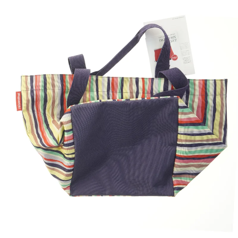 Stribet stofpose og toilettaske fra Reisenthel (str. 51x30 cm)