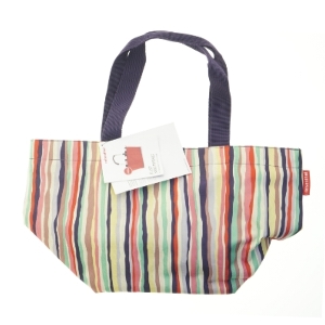 Stribet stofpose og toilettaske fra Reisenthel (str. 51x30 cm)