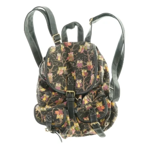 Taske med seks side rum og et stort