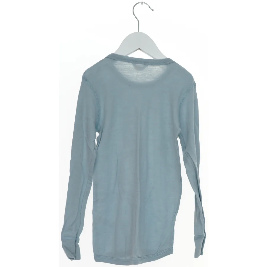 Langærmet lyseblå bluse fra Joha (str. 122)