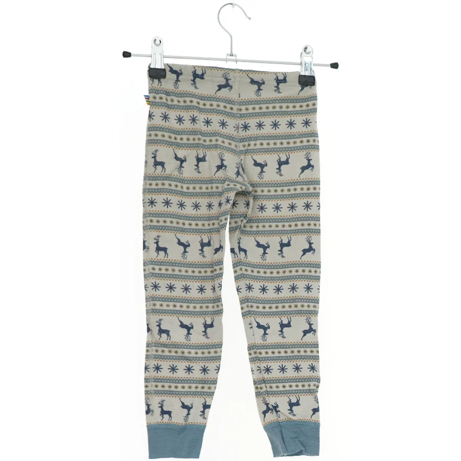 Børneleggings med rensdyrmønster fra Joha (str. 104)