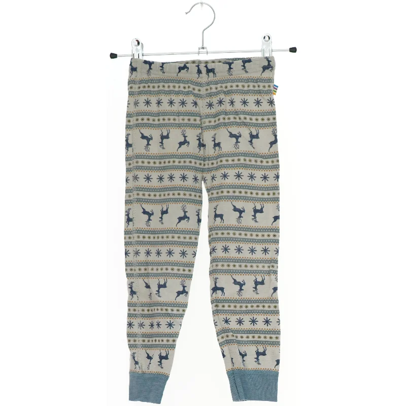 Børneleggings med rensdyrmønster fra Joha (str. 104)