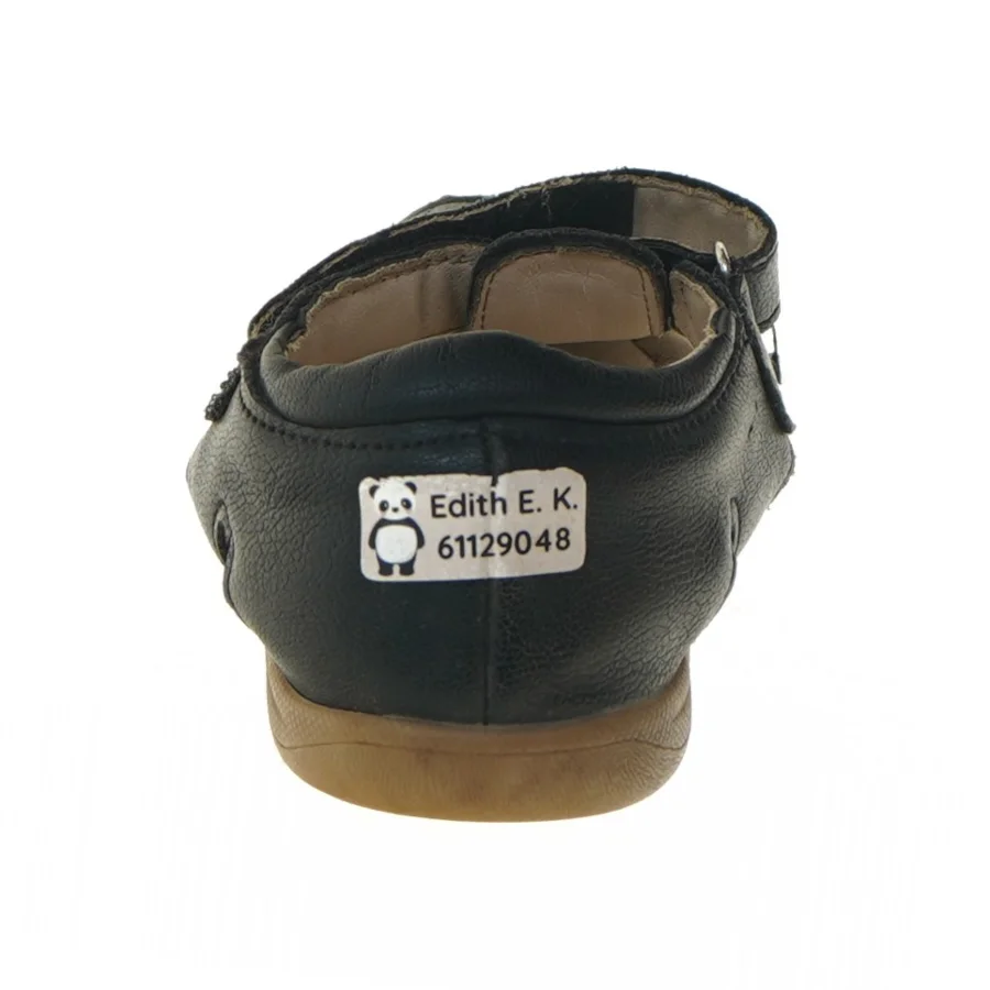 Børnesandal i sort, størrelse 23 fra VRS (str. 23 )