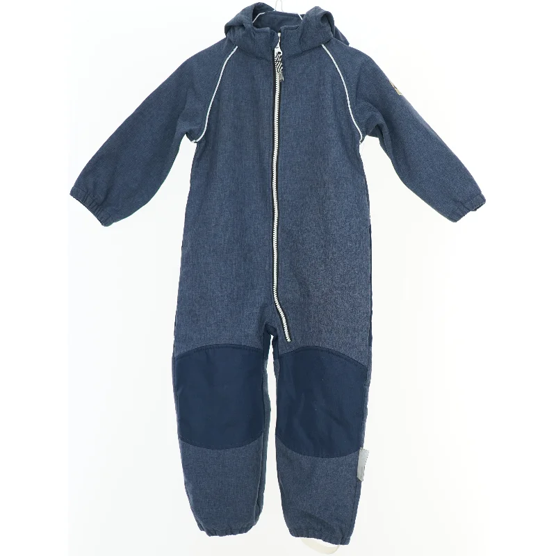 Blå heldragt med hætte og lynlås fra Name It (str. 92)