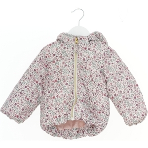 Blomstret vinterjakke med hætte fra H&M (str. 86)