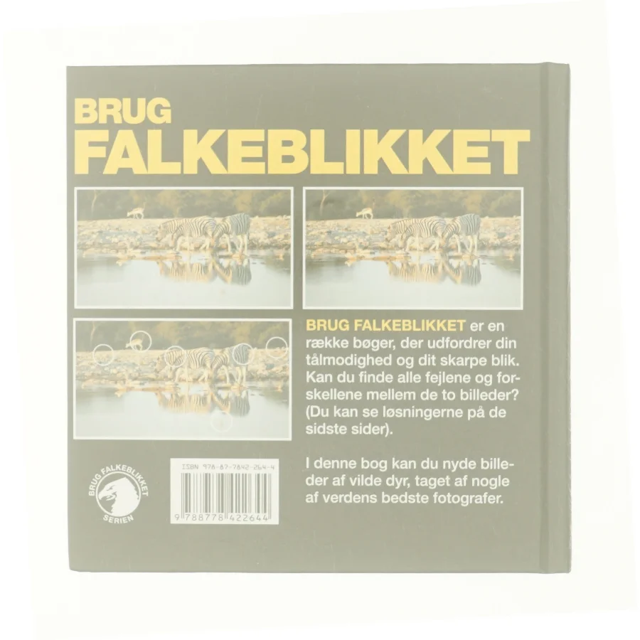 Brug falkeblikket - vilde dyr : kan du finde alle fejlene? af Frank Eriksen (f. 1957-08-30) (Bog)