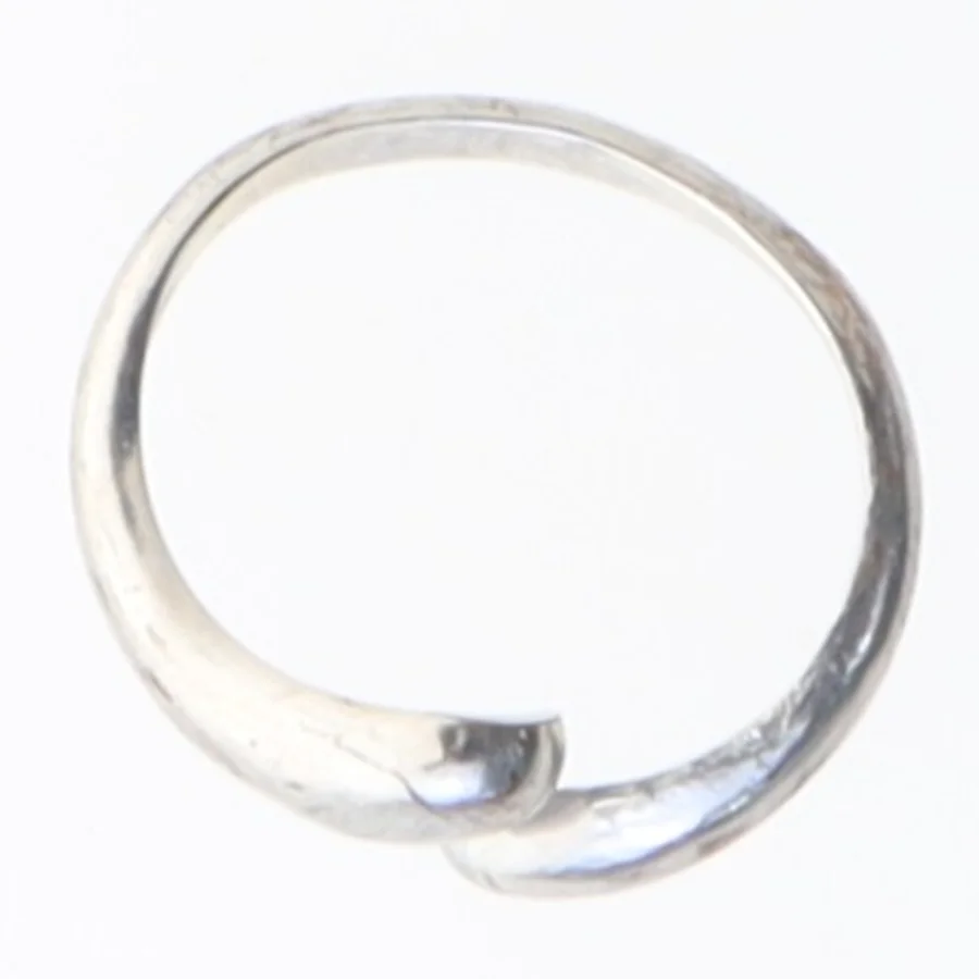Sølv ring (str. 55 mm)