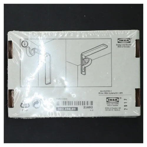 Betyldig vægbeslag til gardinstang fra IKEA