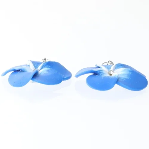 Blomsterformede øreringe (str. Ø 5 cm)