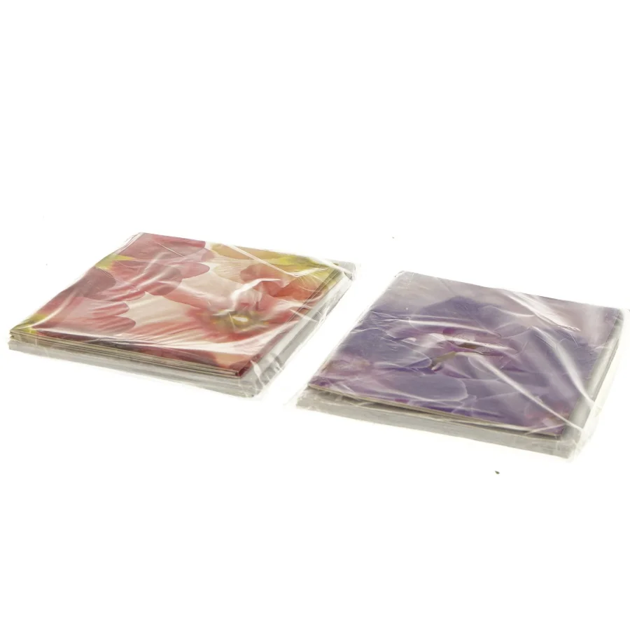 Sæt af 20 blomstertryk kort med kuverter (str. 20 stk 10,5x15 cm)