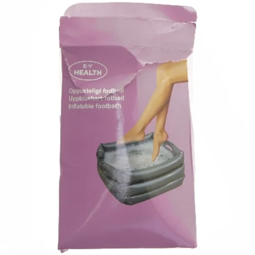 Oppusteligt fodbad fra E-V HEALTH (str. 30x30 cm)