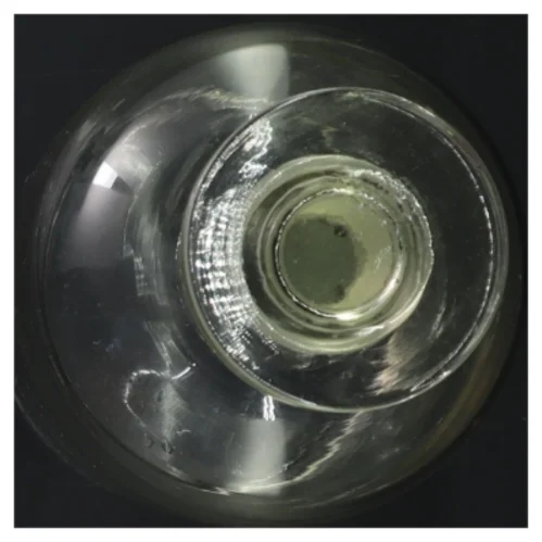 Glas apoteker flaske med låg (str. 22 cm)