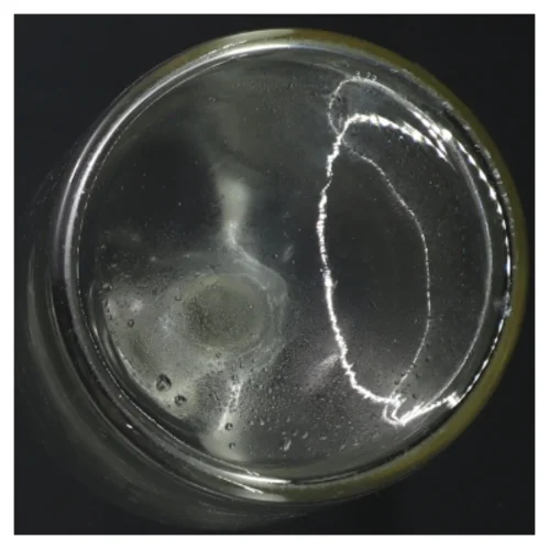 Glas apoteker flaske med låg (str. 22 cm)