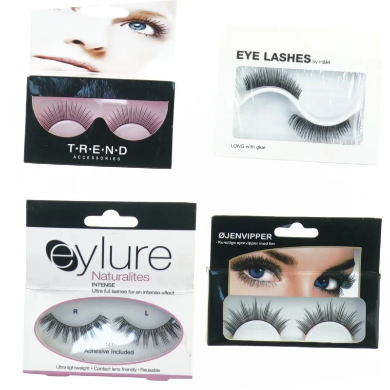 Falske øjenvipper (str. Blandet)