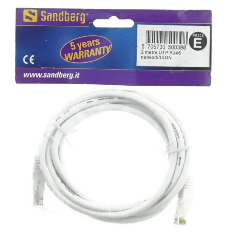 Internetkabel fra Sandberg (str. 13 x 17 cm)