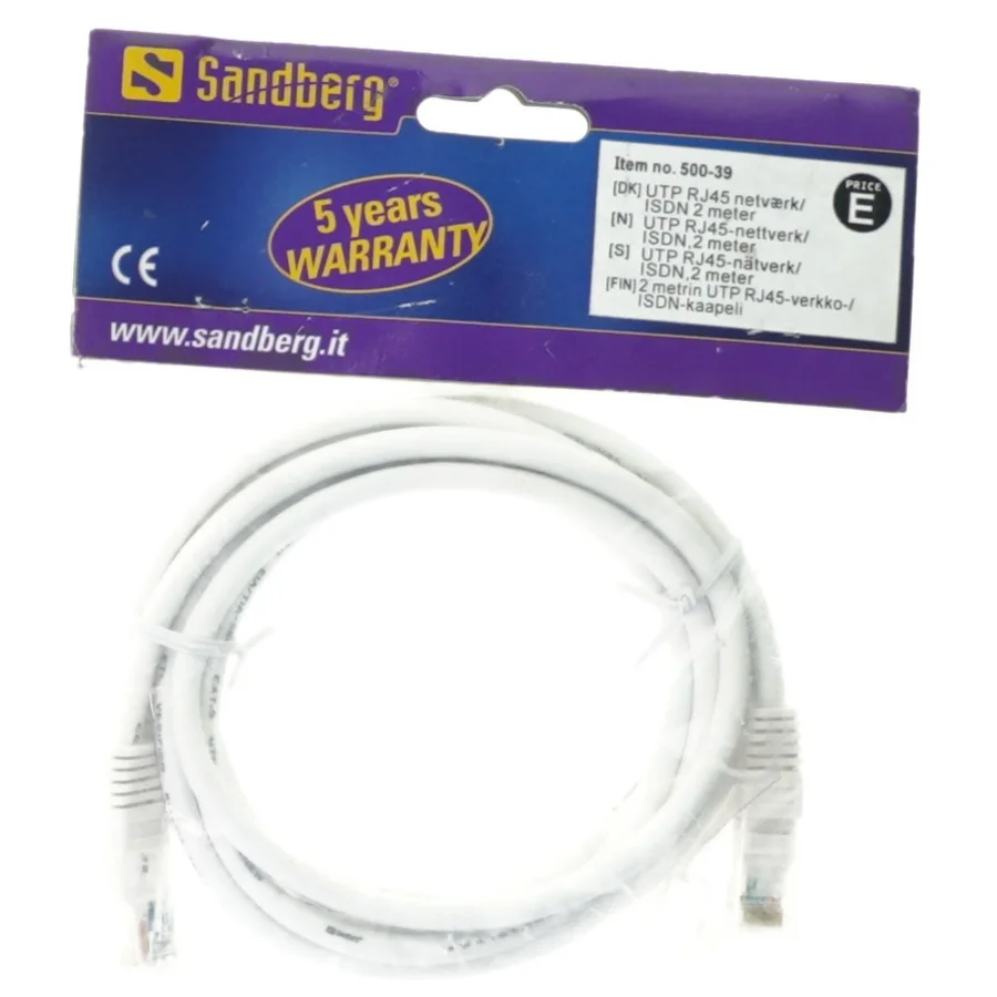 Internetkabel fra Sandberg (str. 13 x 17 cm)
