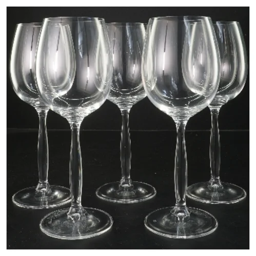 Sæt med 5 vinglas fra Eb (5 stk Ø 7 cm længde 23,5 cm)