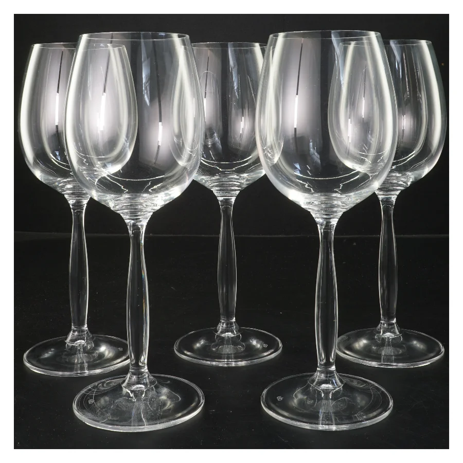 Sæt med 5 vinglas fra Eb (5 stk Ø 7 cm længde 23,5 cm)