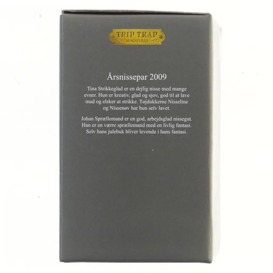 Årsnissepar 2009 figurer fra Trip Trap (str. 14 cm)