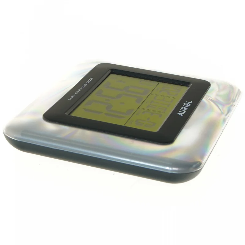 Radio-kontrolleret ur fra Auriol (str. 23x18 cm)