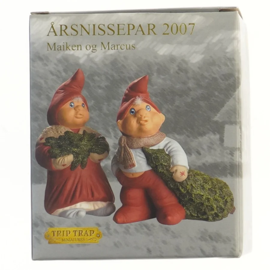 Årsnissepar 2007 - Maiken og Marcus fra Trip Trap (str. 13 cm)