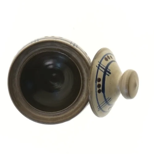 Krukke med låg (str. Ø 9,5 cm)