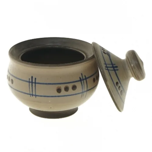 Krukke med låg (str. Ø 9,5 cm)