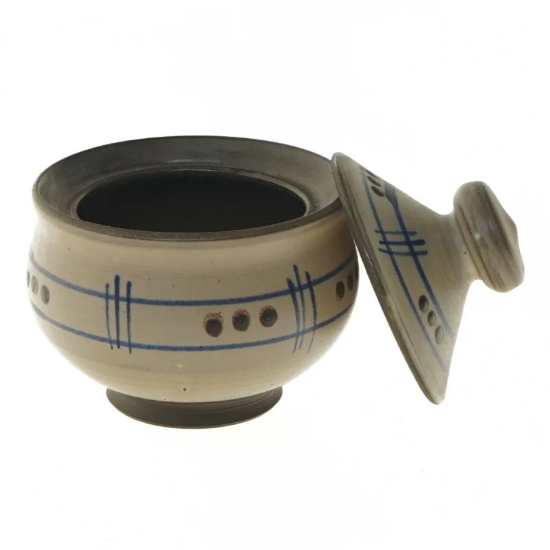 Krukke med låg (str. Ø 9,5 cm)