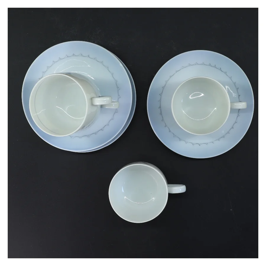 Bing & Grøndahl Kornblomst kaffekop med underkop (4 stk)