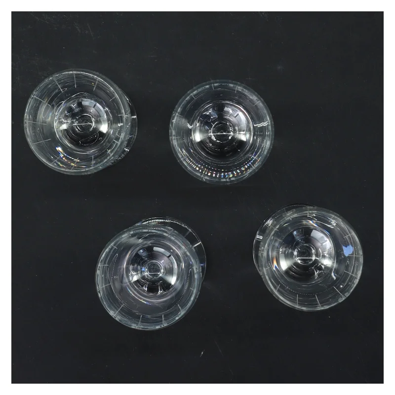 Sæt med 4 glas (Ø 4,5 cm højde 11 cm)