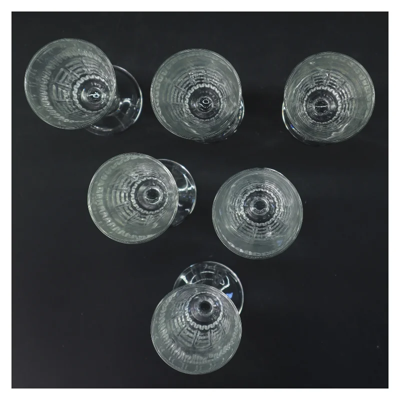 Champagneglas, 6 stk (Ø 6 cm længde 18,5 cm)