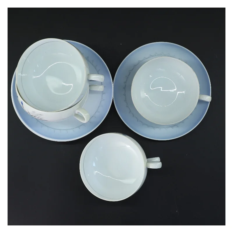 Bing & Grøndahl Kornblomst tekopper (6 stk Ø 10,5 & 16 cm)